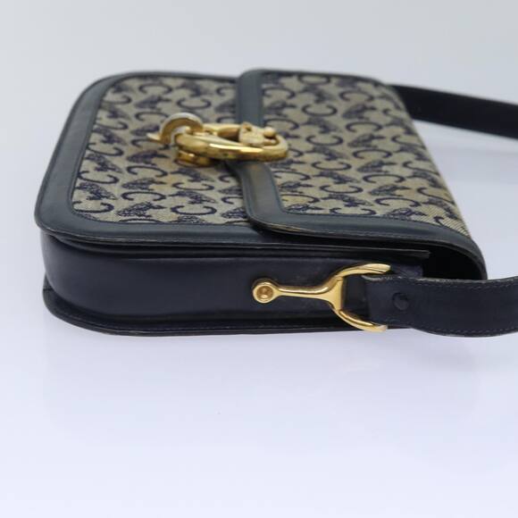 CELINE C Saluki Shoulder Bag Navy - Picture 4 of 16